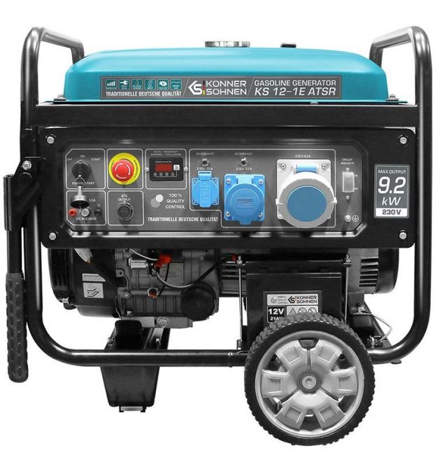 Könner & Söhnen Генератор бензиновый KS 12-1E ATSR, 230В, 9.2кВт, АВР(ATS), электростартер, 120кг