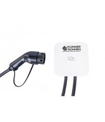 Könner & Söhnen Станция зарядки электромобилей KS P32/3, 400В, 33А, 22кВт, 3 фазы, Type 2, IP65, 6кг