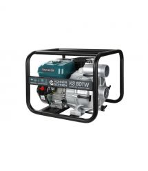 Könner & Söhnen Мотопомпа KS 80TW для грязной воды, 7.0л.с, 1100л/мин, 35кг