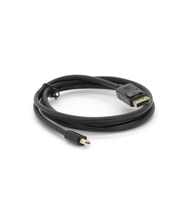 Конвертер mini Display Port (тато) на Display Port (тато) 1.8m (пакет) Black