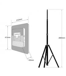 Alientech Антенна усилитель сигнала Deimox 915M/1.2G/2.4G/5.2G/5.8G для БПЛА (DJI, Autel, FPV), без кабелей