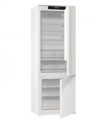 Gorenje Холодильник встраиваемый с нижн. мороз., 193,7x69x55см, 2 дв.,341(84)л, А++, NF+, Зона св-ти, Дисплей, белый