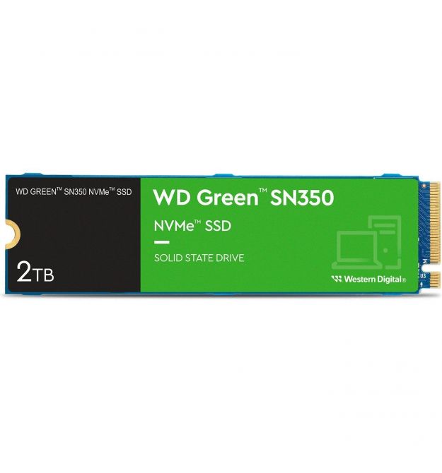 WD Накопитель SSD M.2 2TB PCIe 3.0 Green SN350