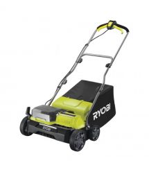 Ryobi Аэратор-скарификатор аккумуляторный ONE+ RY18SFX35A-240 18В акб 2х4А·ч 35см 55л 10кг