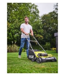 Ryobi Аэратор-скарификатор аккумуляторный ONE+ RY18SFX35A-240 18В акб 2х4А·ч 35см 55л 10кг