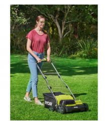 Ryobi Аэратор-скарификатор аккумуляторный ONE+ RY18SFX35A-240 18В акб 2х4А·ч 35см 55л 10кг