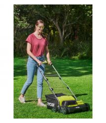 Ryobi Аэратор-скарификатор аккумуляторный ONE+ RY18SFX35A-240 18В акб 2х4А·ч 35см 55л 10кг