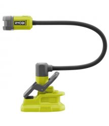 Ryobi Фонарь RLCF18-0, ONE+ 18В, 400 лм, 2 режима, гибкая штанга, фокусировка линзы (без АКБ и ЗУ)