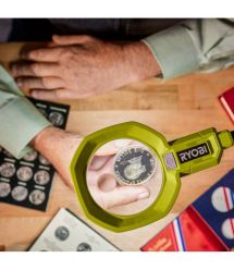 Ryobi Фонарь RML18-0 18В, 500 лм, 2 режима, гибкая штанга, увеличительная линза 86 мм (без АКБ и ЗУ)