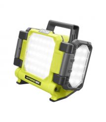 Ryobi Прожектор гибридный панельный ONE+ RLPH18-0 18В/220В Hybrid 3 LED панели 3000лм 3 режима яркости (без АКБ и ЗУ)