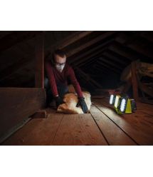 Ryobi Прожектор гибридный панельный ONE+ RLPH18-0 18В/220В Hybrid 3 LED панели 3000лм 3 режима яркости (без АКБ и ЗУ)