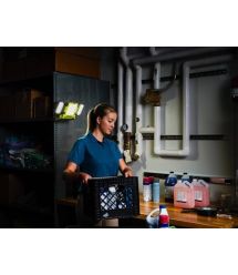 Ryobi Прожектор гибридный панельный ONE+ RLPH18-0 18В/220В Hybrid 3 LED панели 3000лм 3 режима яркости (без АКБ и ЗУ)