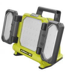 Ryobi Прожектор аккумуляторный панельный ONE+ RLP18-0 18В 3 LED панели 3000лм 3 режима яркости (без АКБ и ЗУ)