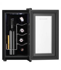 Philco Холодильник для вина, 45х25х50, холод.отд.-21л, зон - 1, бут-8, диспл, подсветка, черный