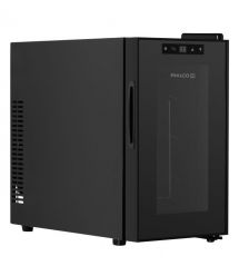 Philco Холодильник для вина, 45х25х50, холод.отд.-21л, зон - 1, бут-8, диспл, подсветка, черный