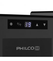Philco Холодильник для вина, 45х25х50, холод.отд.-21л, зон - 1, бут-8, диспл, подсветка, черный