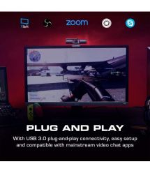 AVerMedia Вебкамера PW513 4K, 30fps, fixed focus, чёрный