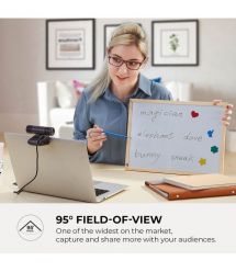 AVerMedia Вебкамера PW315 FullHD, 60fps, fixed focus, чёрный