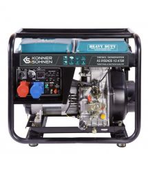Könner & Söhnen Генератор дизельный KS 9100HDE-1/3 ATSR (EURO V), 230/400В, 6.5/6.0кВт, 7.5/7.0кВт, 1