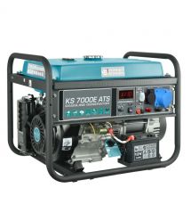 Könner & Söhnen Бензиновый генератор KS 7000E ATS, 230В, 5.5кВт, АТС, электростартер, 76.8кг