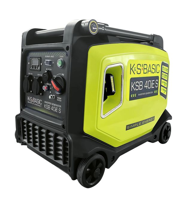 Könner & Söhnen Генератор инверторный бензиновый KSB 40iE S, 230В, 3.8кВт, электростартер, 43кг