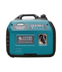 Könner & Söhnen Генератор бензиновый инверторный KS 2100IS, 230В, 2.0кВт, ручний стартер, 18.5кг