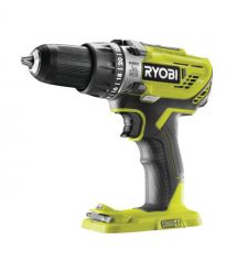 Ryobi Шуруповерт-дрель ударный аккумуляторный R18PD3-0, 18В, 50Нм, 500/1800об/мин, 1.3кг, без АКБ и ЗУ