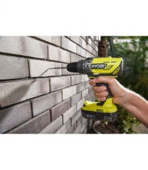 Ryobi Шуруповерт-дрель ударный аккумуляторный R18PD3-0, 18В, 50Нм, 500/1800об/мин, 1.3кг, без АКБ и ЗУ