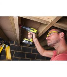 Ryobi Шуруповерт-дрель ударный аккумуляторный R18PD3-0, 18В, 50Нм, 500/1800об/мин, 1.3кг, без АКБ и ЗУ