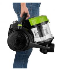 Sencor Пылесос контейнерный, 700Вт, пыль -2л, НЕРА, черно-зеленый