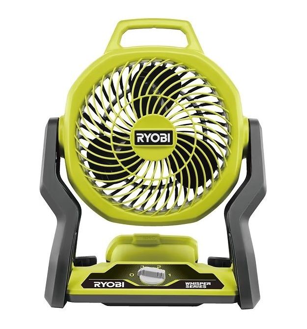 Ryobi Вентилятор аккумуляторный ONE+ RF18-0 WHISPER™, 18В, (без АКБ и ЗУ)