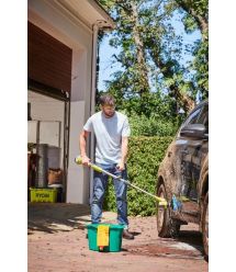 Ryobi Щетка телескопическая R18TPS-0, аккумуляторная ONE+ 18В, щетка 15см, 210об/мин, длина ручки 1-1.4м, IPX7 (без АКБ и ЗУ)