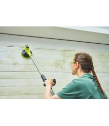 Ryobi Щетка телескопическая R18TPS-0, аккумуляторная ONE+ 18В, щетка 15см, 210об/мин, длина ручки 1-1.4м, IPX7 (без АКБ и ЗУ)