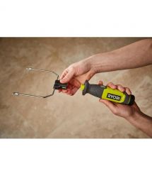 Ryobi Термонож RHC4-120G аккумуляторный, 4В USB Lithium, 450 градусов, 5 сменных насадок, акб 1х2Ач