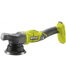 Ryobi Шлифмашина полировальная аккумуляторная R18P-0, 18В, 125мм, ONE+ рандомная орбита, регулировк скорости, без АКБ и ЗУ