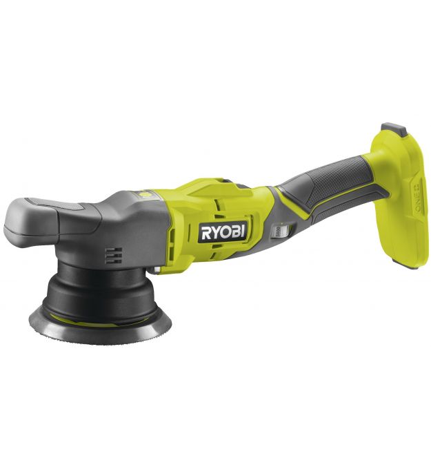 Ryobi Шлифмашина полировальная аккумуляторная R18P-0, 18В, 125мм, ONE+ рандомная орбита, регулировк скорости, без АКБ и ЗУ