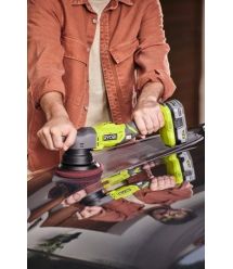 Ryobi Шлифмашина полировальная аккумуляторная R18P-0, 18В, 125мм, ONE+ рандомная орбита, регулировк скорости, без АКБ и ЗУ