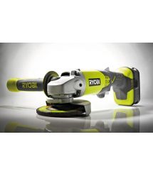 Ryobi Шлифмашина угловая аккумуляторная Ryobi R18AG-0, 115мм, 18В, 7500об/мин, ONE+, 2.64кг, без АКБ и ЗУ