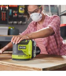 Ryobi Шлифмашина эксцентриковая аккумуляторная RROS18-0, 18В, 125мм, ONE+орбита 2.5мм, без АКБ и ЗУ