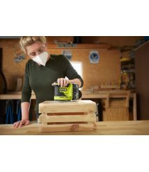 Ryobi Шлифмашина эксцентриковая аккумуляторная RROS18-0, 18В, 125мм, ONE+орбита 2.5мм, без АКБ и ЗУ