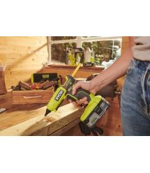 Ryobi Пистолет клеевой RGL18-0 аккумуляторный ONE+,18В, стержни 11/12 мм