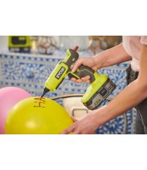 Ryobi Пистолет клеевой RGL18-0 аккумуляторный ONE+,18В, стержни 11/12 мм