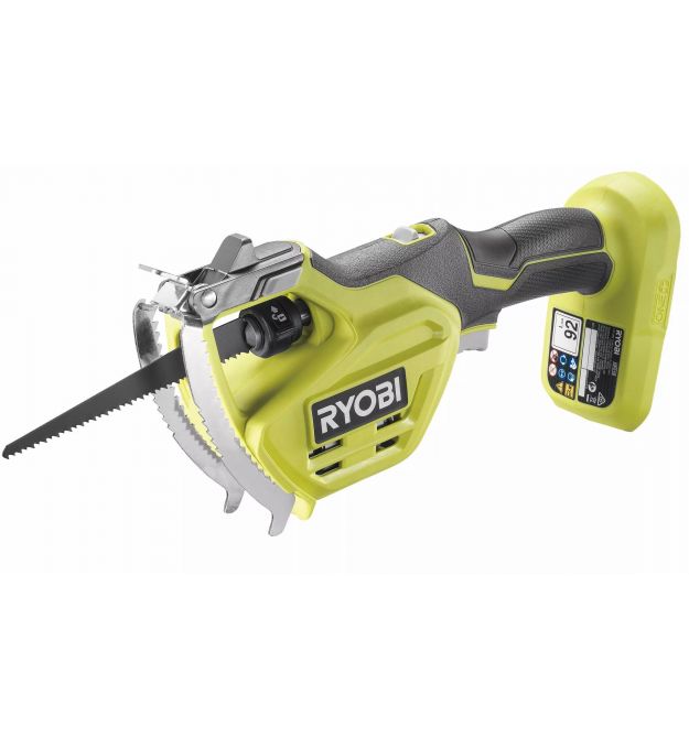 Ryobi Пила сабельная аккумуляторная RY18PSA-0, ONE+ 18В, рез 80мм, лезвие 15см, без АКБ и ЗП