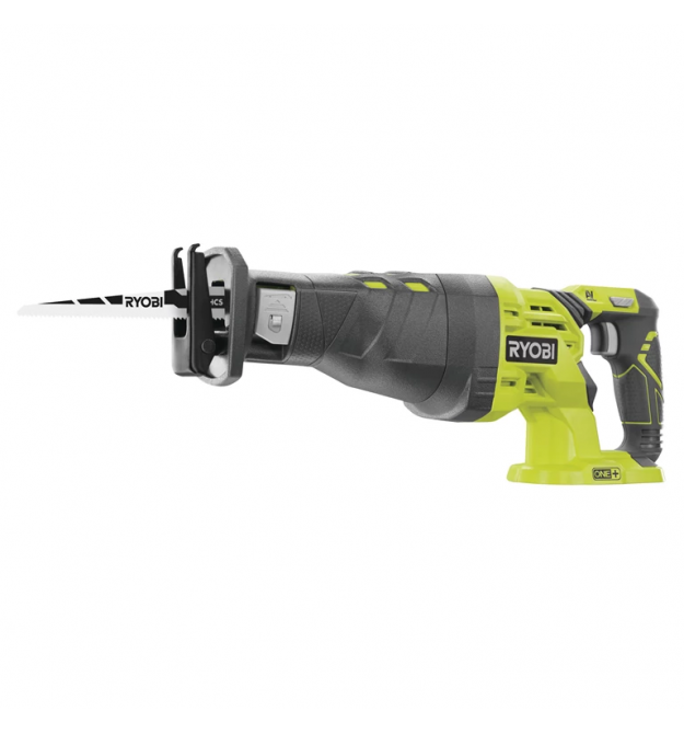 Ryobi Пила сабельная аккумуляторная R18RS-0, ONE+ 18В, пропил 200мм, ход 28мм, 2900 об/мин, без АКБ и ЗП