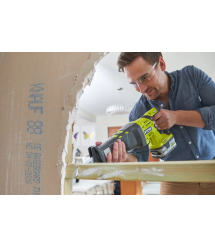Ryobi Пила сабельная аккумуляторная R18RS-0, ONE+ 18В, пропил 200мм, ход 28мм, 2900 об/мин, без АКБ и ЗП