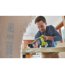 Ryobi Пила сабельная аккумуляторная R18RS-0, ONE+ 18В, пропил 200мм, ход 28мм, 2900 об/мин, без АКБ и ЗП