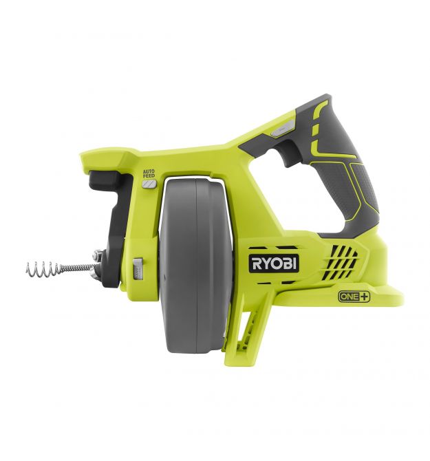 Ryobi Машина для прочистки труб R18DA-0 аккумуляторная, 18В ONE+, диаметр трубы 19-50мм, без АКБ и ЗУ