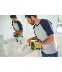 Ryobi Машина для прочистки труб R18DA-0 аккумуляторная, 18В ONE+, диаметр трубы 19-50мм, без АКБ и ЗУ