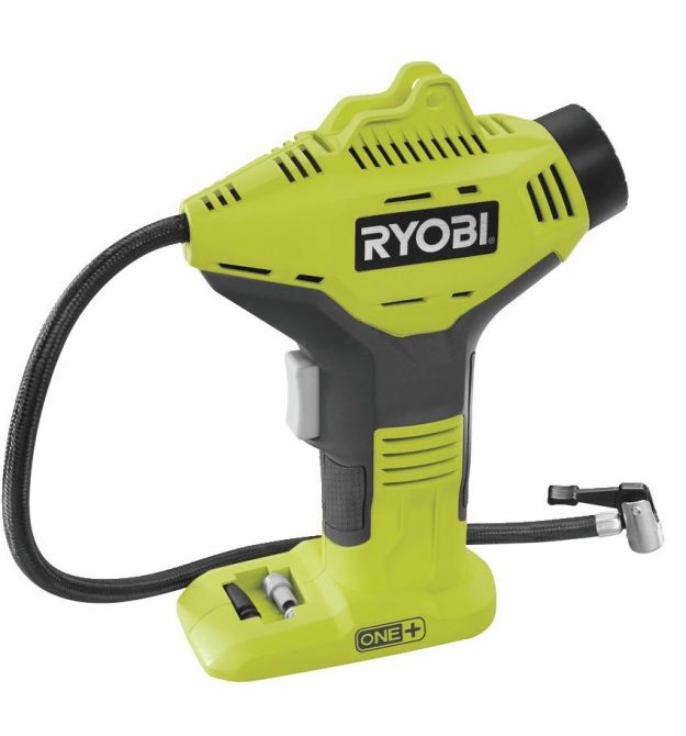 Ryobi Компрессор автомобильный аккумуляторный R18PI-0, 18В ONE+, 10.3бар, 16л/хвил, без АКБ и ЗУ