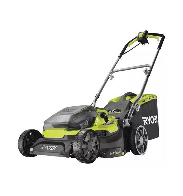 Ryobi Газонокосилка ONE+ Hybrid RY18LMH37A-250 18В/220В 2х5.0А/ч, 37см, 25-70 мм, 45л, мульчирование